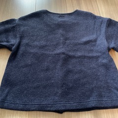 HAKKA紺カーディガン130cmの画像