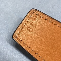 正規品 ヴィンテージ エルメス ホースビット リバーシブル ベルト 黒×ベージュの画像