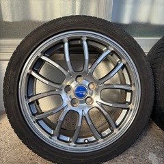17インチホイールタイヤ4本の画像