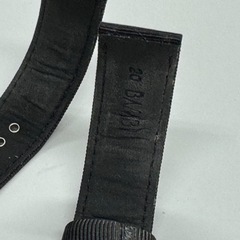 バンビ　ナイロンベルト　20mm　黒　ミリタリーグロングラン　の画像