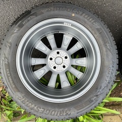 
美品 80ハリアー純正 スタッドレス 225/60R18 ブリヂストン ブリザックDM-V3 4本セットの画像