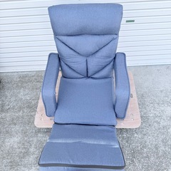 不二貿易　多機能チェア　デラックス　ネイビー　3902 DXの画像