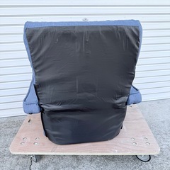 不二貿易　多機能チェア　デラックス　ネイビー　3902 DXの画像