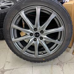 【新品スタッドレス付き】トヨタ８６　(215/45R17　87Q)中古ホイール＆タイヤ４本セット【車検または、スタッドレス用に!!!】の画像