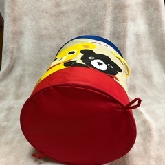 【ミキハウス】ランドリーボックス 洗濯カゴ おもちゃ入れの画像