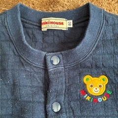 ミキハウス　ベスト　80サイズの画像