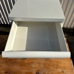 5段収納チェスト ホワイト｜幅41.5×奥行41.5×高さ76cm｜衣類・日用品・書類収納に｜伊勢崎市宮子町 の画像