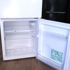 冷蔵庫　87L　2ドア　アイリス　PRC-B092D-W　リユース品　価格　13,800円の画像