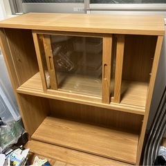 無印良品カップボードの上部分のみです！の画像