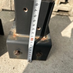 フェンスブロック上取り付け金具　5個セットの画像