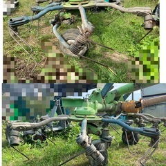 スター ジャイロテッダ MGH2512 トラクター 取付 2連 牧草 集草 反転 撹拌 作業機 ジョイント付 中古 引き取り限定の画像