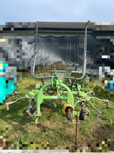 スター ジャイロテッダ MGH2512 トラクター 取付 2連 牧草 集草 反転 撹拌 作業機 ジョイント付 中古 引き取り限定