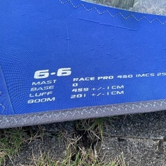 ウィンドサーフィン　セイル　6.6 RX2の画像