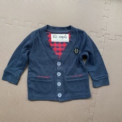 【無香料】80cmカーディガン・GAPロンパース・フリースベスト、新品未使用キャビネットロック＆鼻吸い器の画像