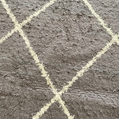 ラグ　ホットカーペットカバー　グレーの画像