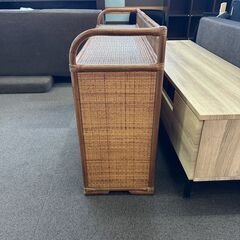 店頭引き渡し 中古 ラタン 籐 キャビネット サイドボード チェスト テレビ台 家具の画像