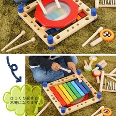 【決まりました】
I'm TOY (アイム トイ) ミュージックステーション ミニ楽器セットの画像