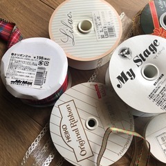 クリスマス⭐️リボンセット 複数色と素材
の画像