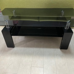 ガラステーブル　スモーク　120✖️60の画像