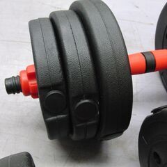 ダンベル 10㎏×2個セット 合計約20㎏ 可変式 筋トレ 運動 トレーニング フィットネス 健康器具 札幌 手稲の画像