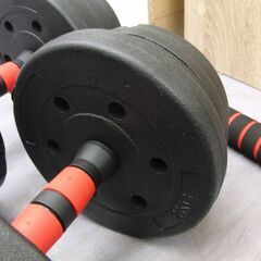 ダンベル 10㎏×2個セット 合計約20㎏ 可変式 筋トレ 運動 トレーニング フィットネス 健康器具 札幌 手稲の画像