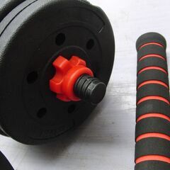 ダンベル 10㎏×2個セット 合計約20㎏ 可変式 筋トレ 運動 トレーニング フィットネス 健康器具 札幌 手稲の画像