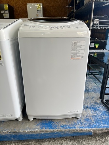 【ジャングルジャングル深井店】★洗濯機 トウシバ AW-8VM1 2021年 家電 堺市（中区 堺区 西区 東区 南区） 和泉市 河内長野市 富田林市 松原市 狭山市 深井【FU2856】