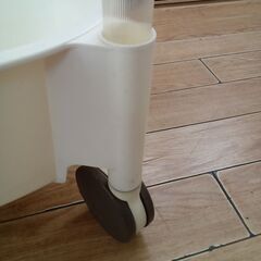 ★リユースのサカイつくば店★TK7109  キャスター付ラック ホワイト H63×D30×W70 クリーニング済みの画像