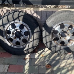 ハイエース　スタッドレスタイヤホイール付き
の画像