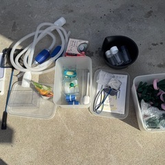 メダカ飼育用品セット　ラック、NVボックス、トロ舟等 の画像