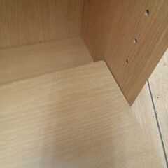 ★リユースのサカイつくば店★TK7110  収納棚 ナチュラル H90×D19×W60 クリーニング済みの画像