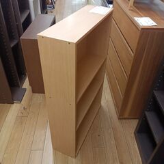 ★リユースのサカイつくば店★TK7110  収納棚 ナチュラル H90×D19×W60 クリーニング済みの画像