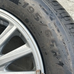 トヨタ純正ホイールタイヤ4本セットの画像