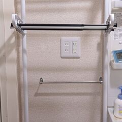 【11/16まで受付】室内物干し 竿受け 2段の画像