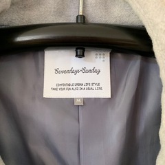Sevendays-Sunday グレー ダブルブレスト Mサイズの画像