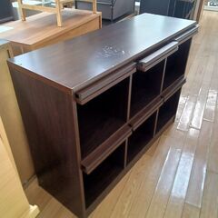 ★リユースのサカイつくば店★TK7112  マガジンラック ブラウン H86×D40×W116 クリーニング済みの画像