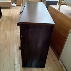 ★リユースのサカイつくば店★TK7112  マガジンラック ブラウン H86×D40×W116 クリーニング済みの画像