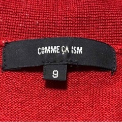 コムサイズム　レディース　半袖セーターとVネックカーディガン　の画像