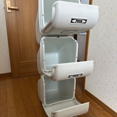 定価7,980円VIDA/スリーサイクルカン分別3段ごみ箱の画像