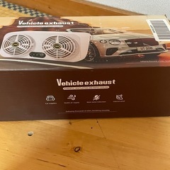 車窓用小型換気扇の画像