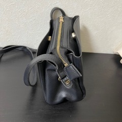 お話中　ショルダーバック　黒の画像