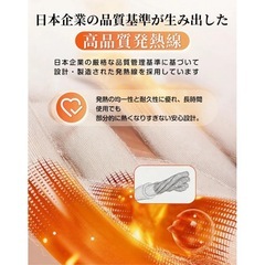 大特価‼️ふわとろ毛布 電気毛布 掛け敷き 日本製炭素繊維　 電気ブランケット の画像