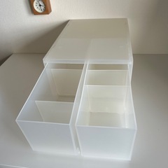 【無印良品】ポリスレピレン　小物収納ケース　大　引き出し2個の画像