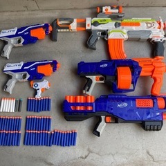 NERF ナーフ銃　5個+1個　ナーフ弾付きの画像