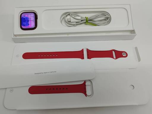 Apple Watch Series 7/GPS/45mm/A2474/レッド〈MKN93J/A〉