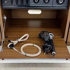 北海道 千歳市/恵庭市 SANYO/サンヨー OTTO 家具調 セパレート ステレオ DC-2100 昭和レトロ アンティーク オーディオ AIWA リアスピーカー SC-18の画像