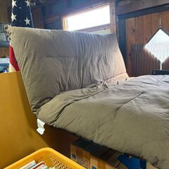 ニトリ　2人掛けカジュアルソファ　座椅子ソファの画像