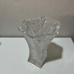 花瓶 ガラス クリスタル フラワースタンドの画像