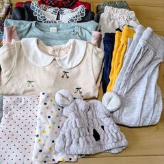 【11/3までの購入希望者500円引】3〜4歳100センチ15点+おまけ4点　秋冬服の足しにしてください！の画像