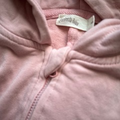 怪獣 ロンパース ピンク 80の画像